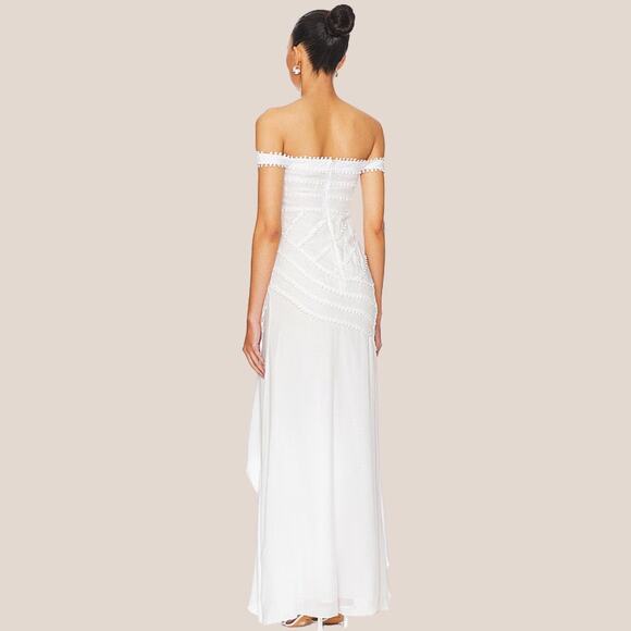 TULAROSA White Mandy Maxi Dress XS NEW NWT! - Picture 2 of 7